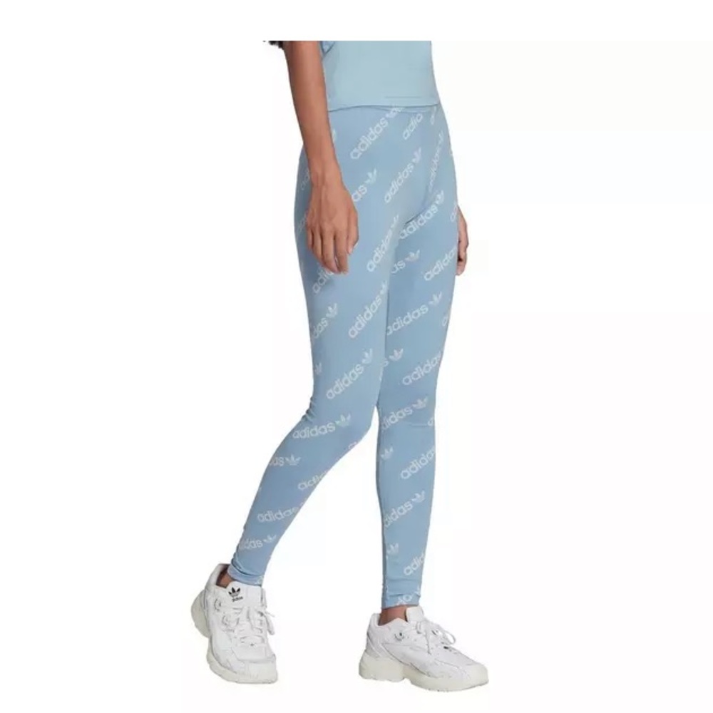 New ADIDAS COTTON novelty print leggings N184 267